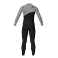 Long John Mormaii Flexxxa Pro 1mm Chest Zip Preto e Cinza