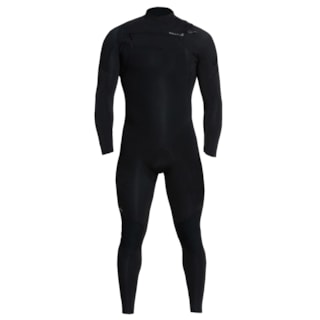 Long John Quiksilver Everyday Sessions Chest Zip 3/2mm Black Importado