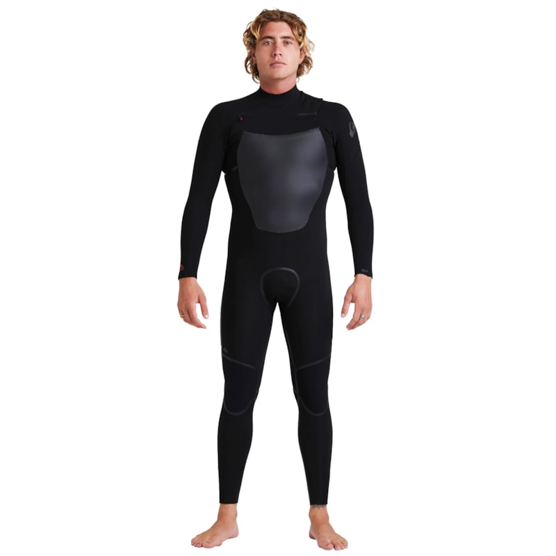 Long John Quiksilver Marathon Sessions 3/2 Chest Zip Black