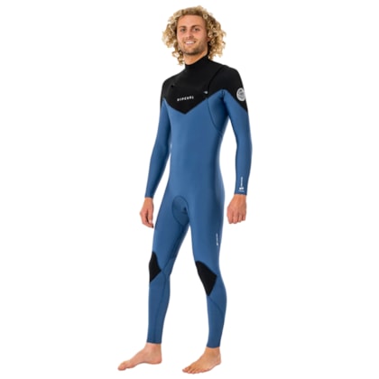 Long John Rip Curl Dawn Patrol 3/2mm Chest Zip Blue Black Long John Rip Curl Dawn Patrol 3/2mm Chest Zip Blue Black