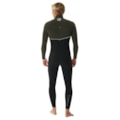 Long John Rip Curl E-Bomb 3/2 E7 Chest Zip Dark Olive