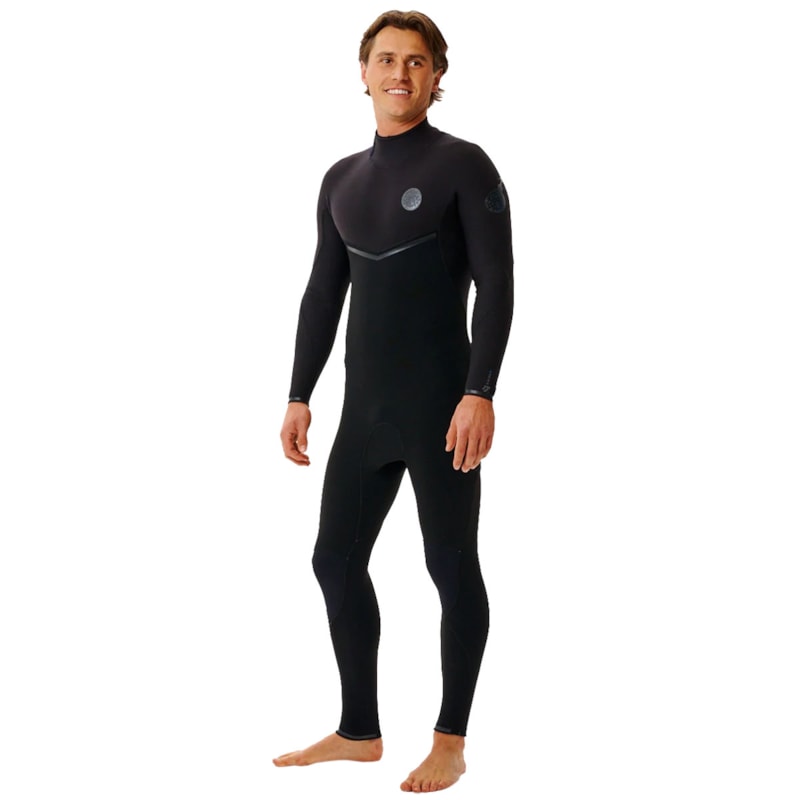 Long John Rip Curl E-Bomb 3/2mm Back Zip Black Importado