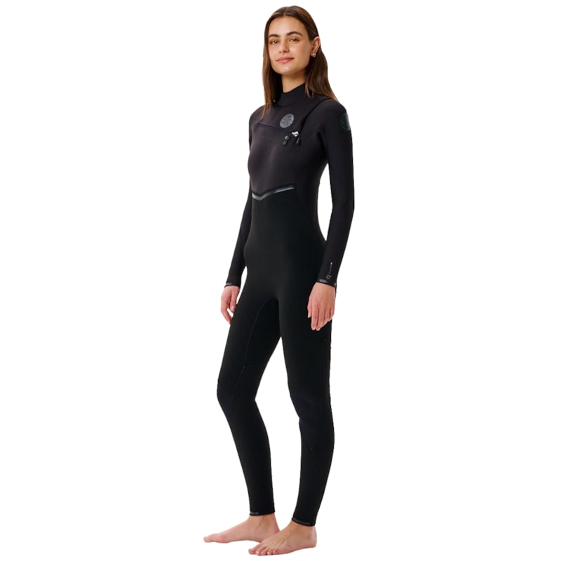 Long John Rip Curl E-Bomb 3/2mm Chest Zip Black