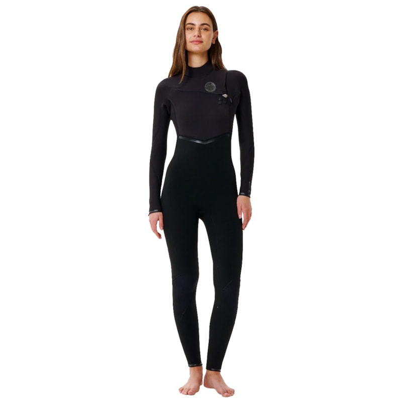 Long John Rip Curl E-Bomb 3/2mm Chest Zip Black