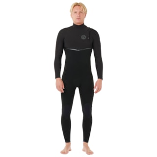 Long John Rip Curl E-Bomb 3/2mm Zip Free Black Importado