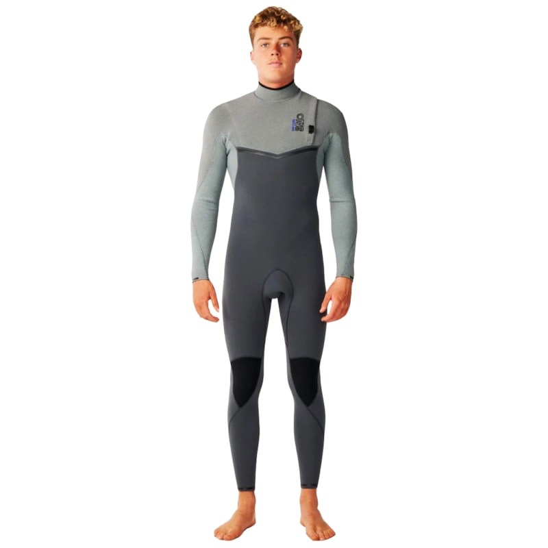 Long John Rip Curl E-Bomb 3/2mm Zip Free Charcoal Grey Importado