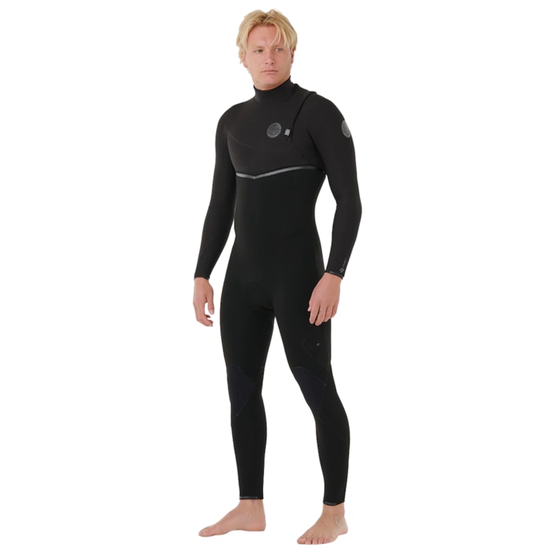 Long John Rip Curl E-Bomb 4/3 Zip Free Black Importado