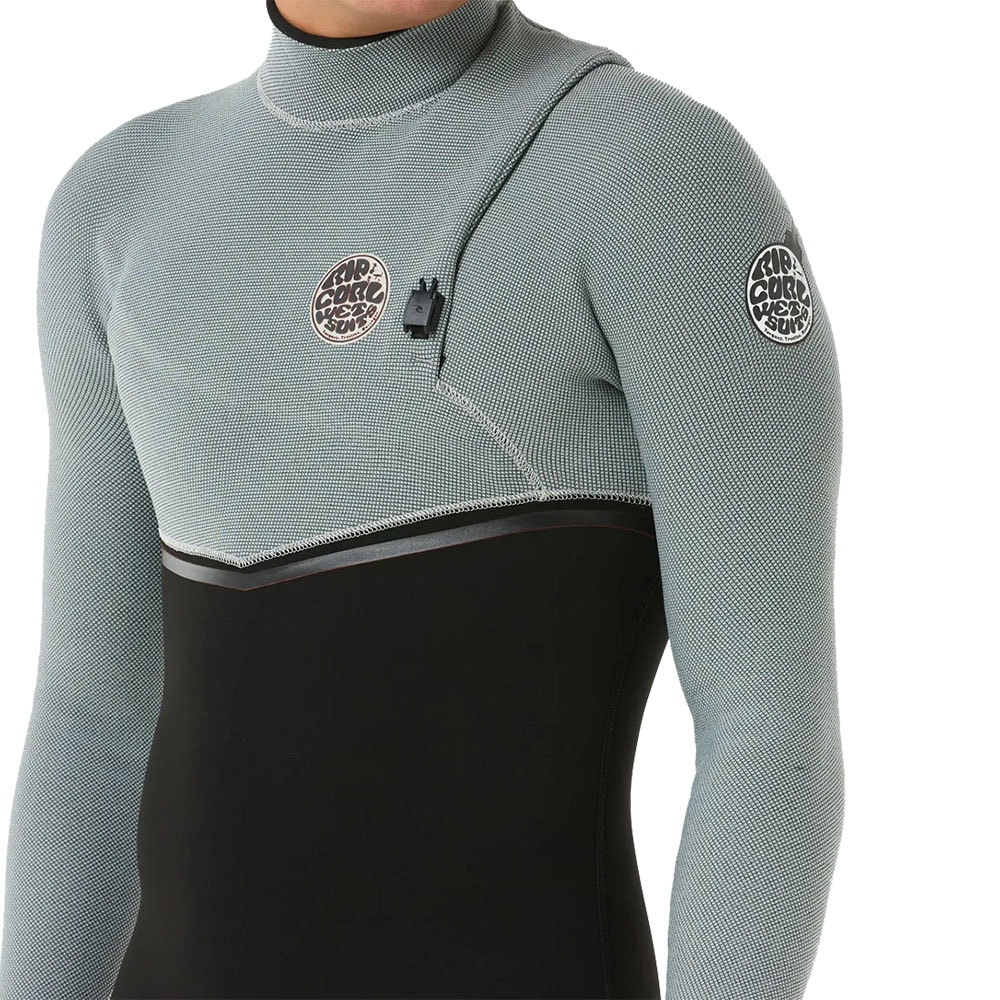 Long John Rip Curl E-Bomb E7 3/2 Zip Free Iced Grey