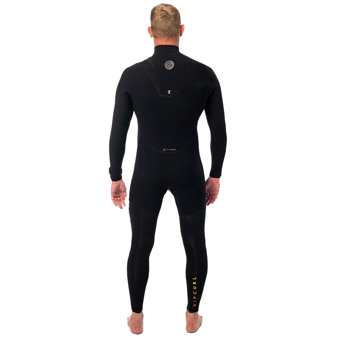 Long John Rip Curl Flashbomb Heatseeker 3/2 Zip Free Black