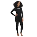 Long John Rip Curl Freelite 3/2 mm Back Zip Black White Feminino