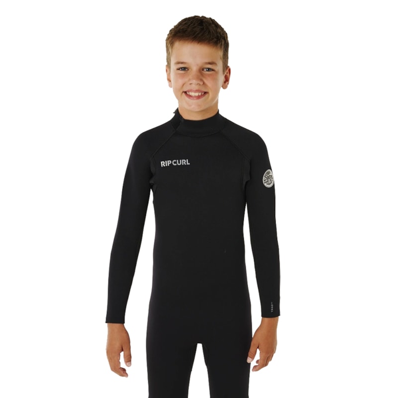 Long John Rip Curl Juvenil Trad 3/2mm Back Zip Black