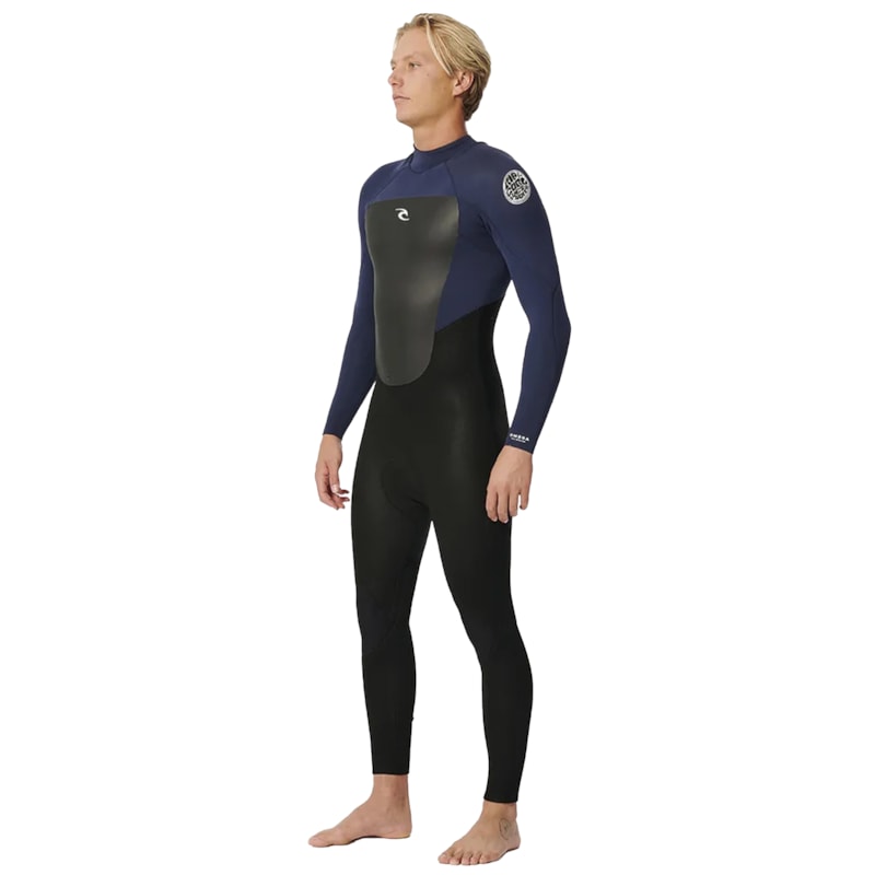 Long John Rip Curl Omega 3/2 mm Back Zip Steamer Slate