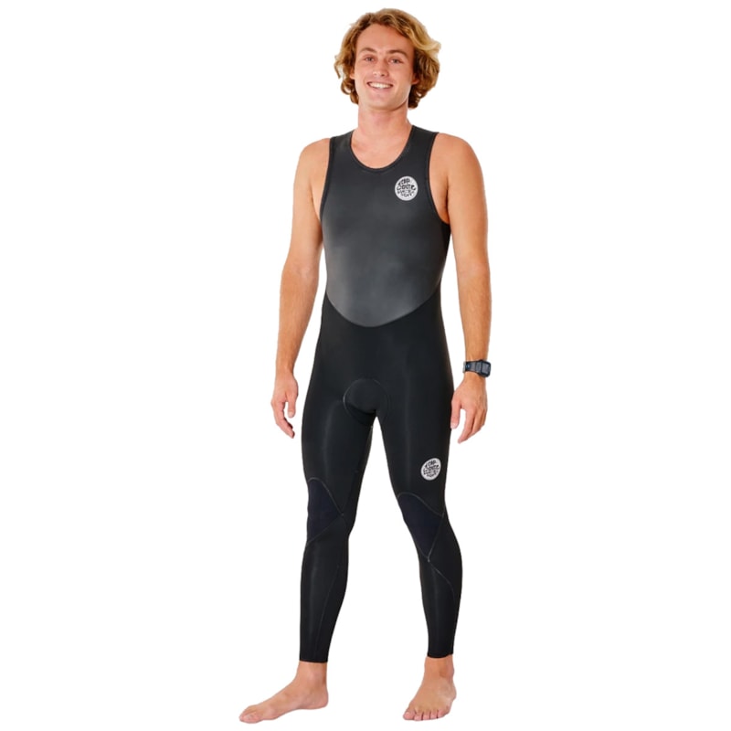 Long John Rip Curl Sless Dawn Patrol 2/2mm Back Zip Black Importado