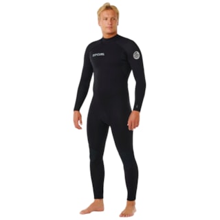 Long John Rip Curl Trad 3/2mm Back Zip Black