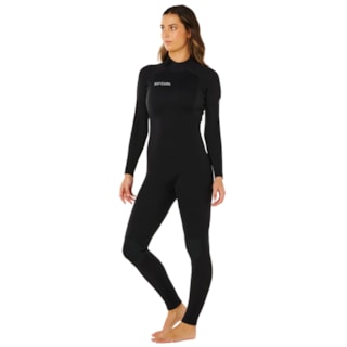 Long John Rip Curl Trad 3/2mm Back Zip Black