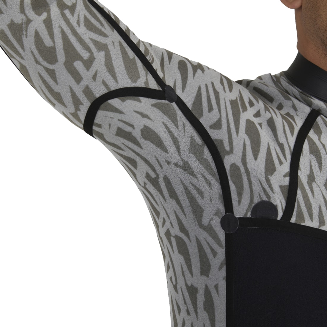 Long John RVCA Balance 3/2 mm Chest Zip Black