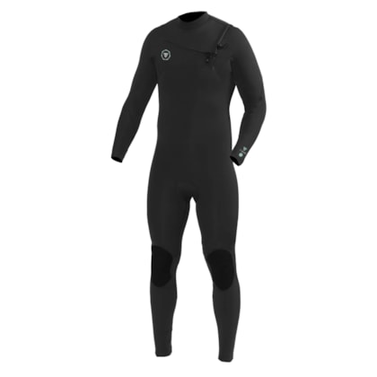 Long John Vissla Seven Seas 3/2 Chest Zip Black