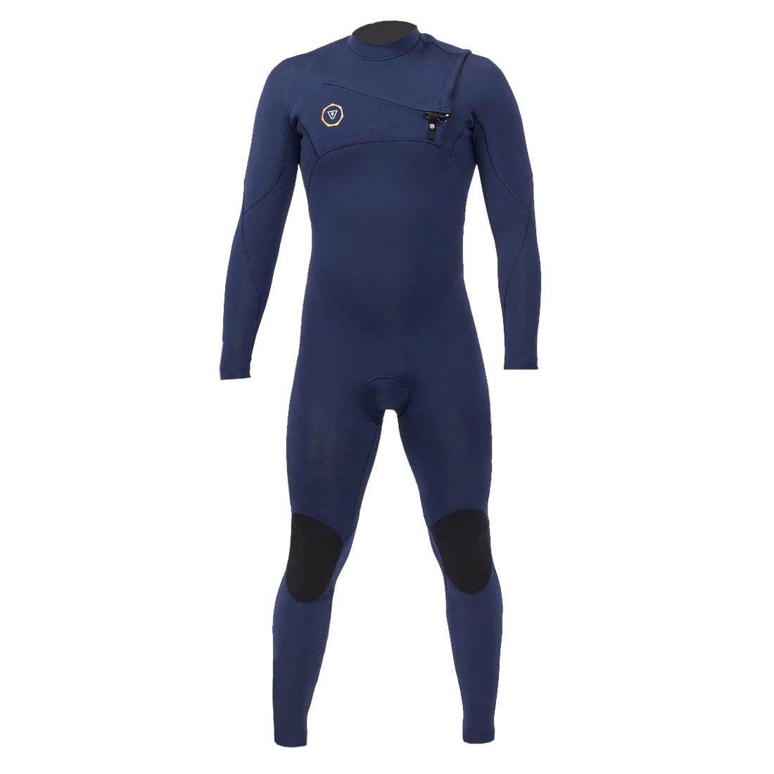 Long John Vissla Seven Seas 3/2 Chest Zip Black