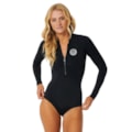 Maiô De Lycra Rip Curl Classic Surf Manga Longa Black