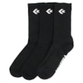 Meia Converse Star Chevron Kit com 3 Pares Medium Black