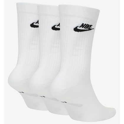 Meia Nike SB Everyday Essential White Kit com 3 Pares