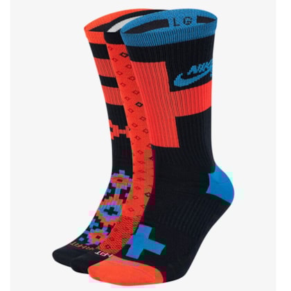 Meia Nike SB Everyday Max Lightweight Kit com 3 Pares Meia Nike SB Everyday Max Lightweight Kit com 3 Pares