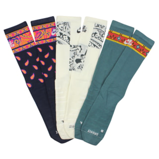 Meia Nike SB Everyday Max Lightweight Kit com 3 Pares