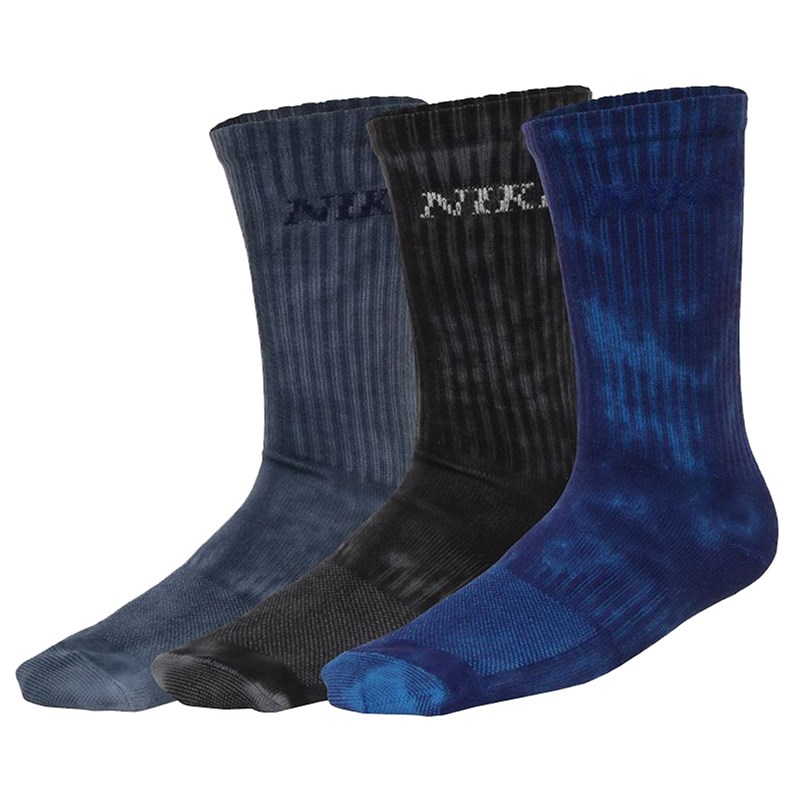 Meia Nike SB Everyday Max Lightweight Tie Dye Kit com 3 Pares