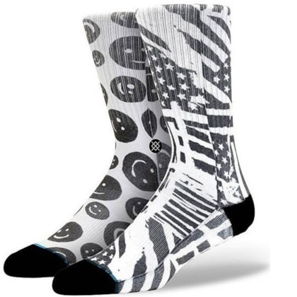 Meia Stance Banks Mix Match Black Meia Stance Banks Mix Match Black
