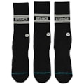 Meia Stance Basic 3 Black Kit com 3 Pares