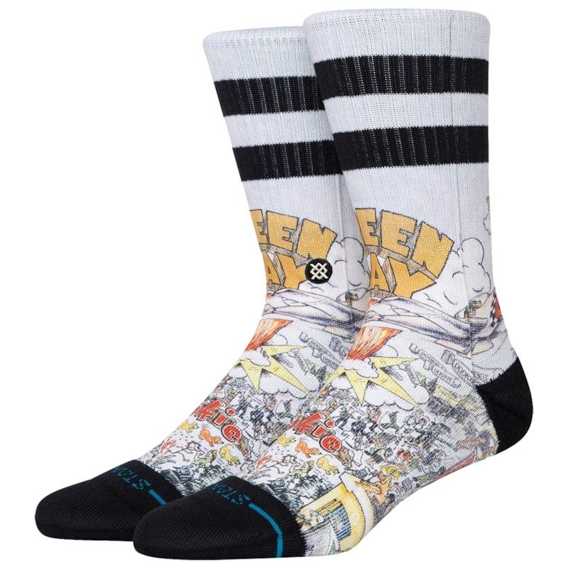 Meia Stance Basket Case Crew Multi