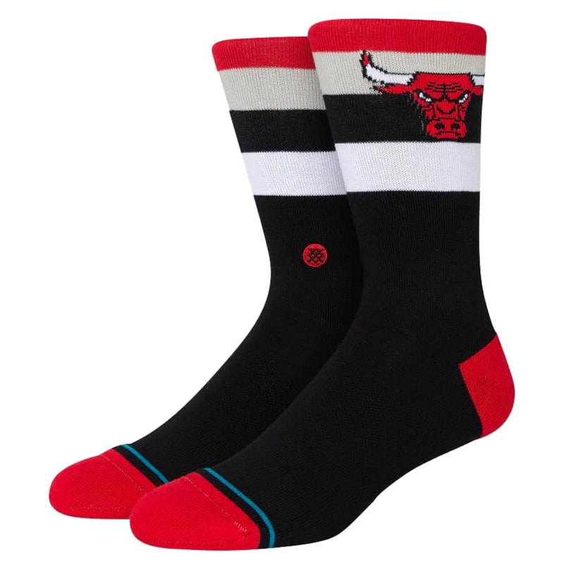 Meia Stance Bulls ST Crew Red
