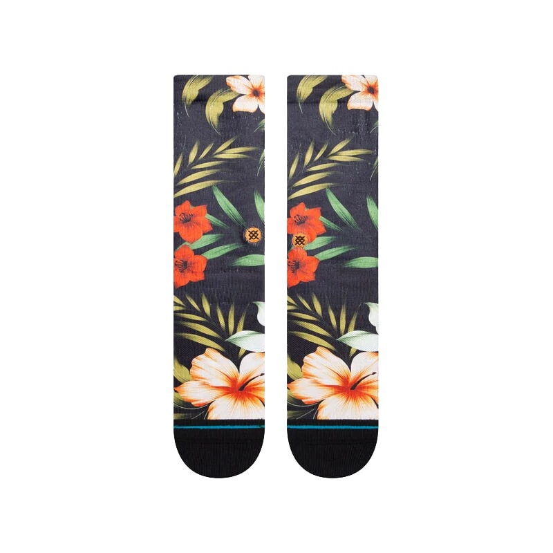 Meia Stance Cabana Crew Washed Black