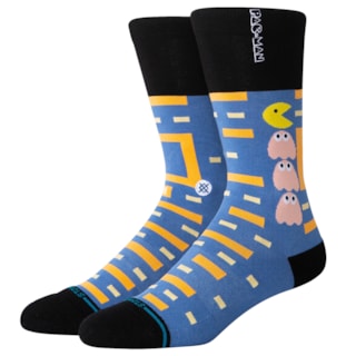 Meia Stance Collab Pac-Man Power Pellet Blue