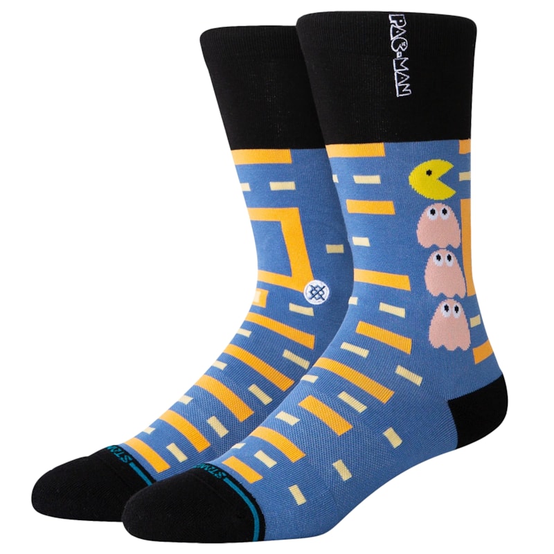 Meia Stance Collab Pac-Man Power Pellet Blue