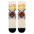 Meia Stance Collab Stranger Things Hellfire Vintage White