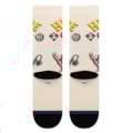 Meia Stance Collab Stranger Things Hellfire Vintage White