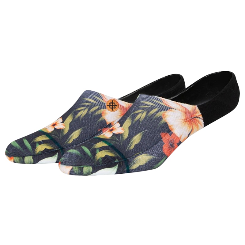 Meia Stance Icon No Show Cabana Washed Black