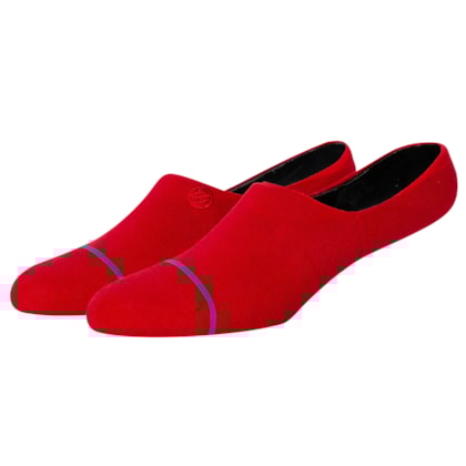 Meia Stance Icon No Show Red