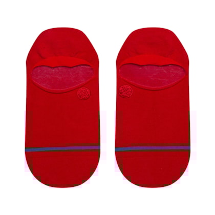 Meia Stance Icon No Show Red