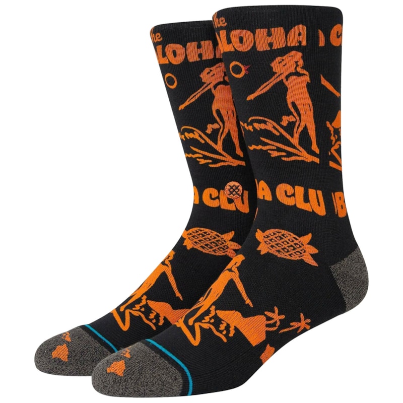 Meia Stance Live Aloha Washed Black