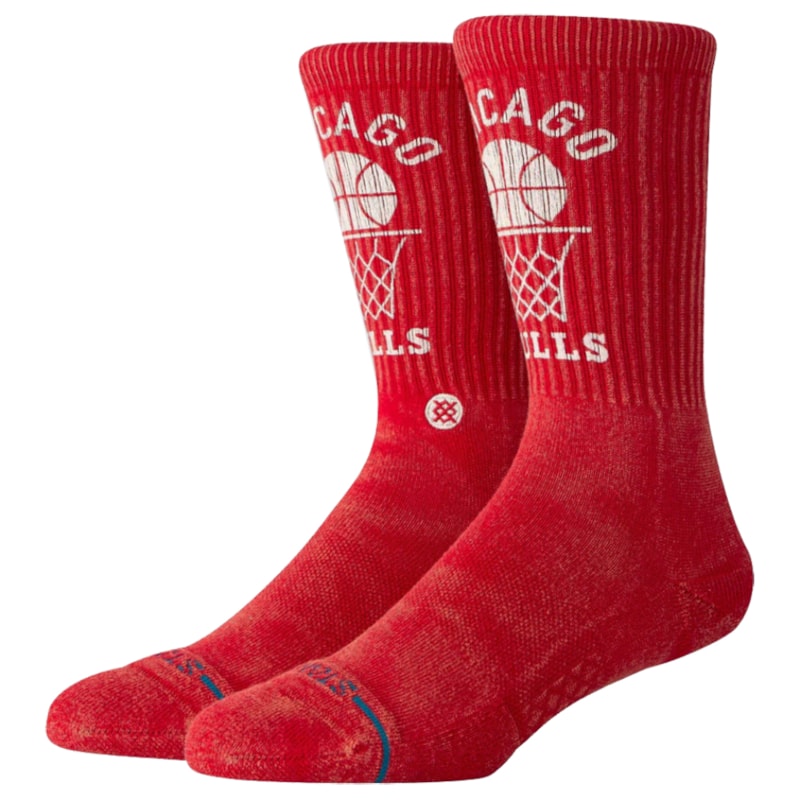 Meia Stance Vintage Chicago Bulls Red