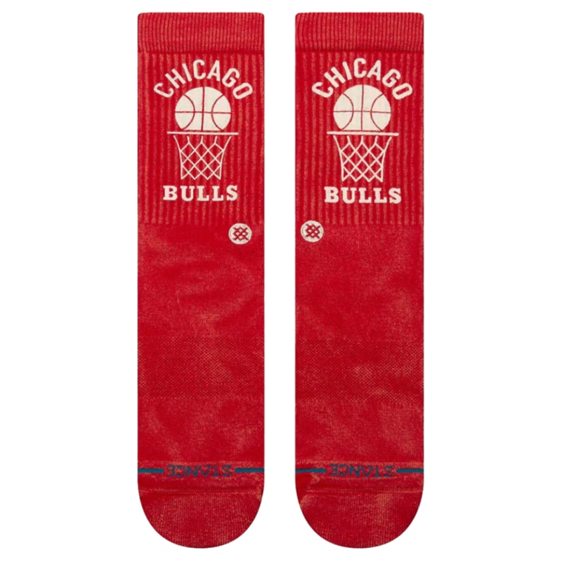 Meia Stance Vintage Chicago Bulls Red