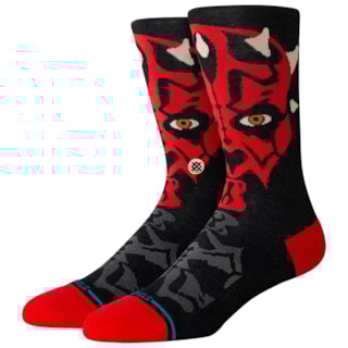 Meia Stance X Star Wars Maul Crew Black