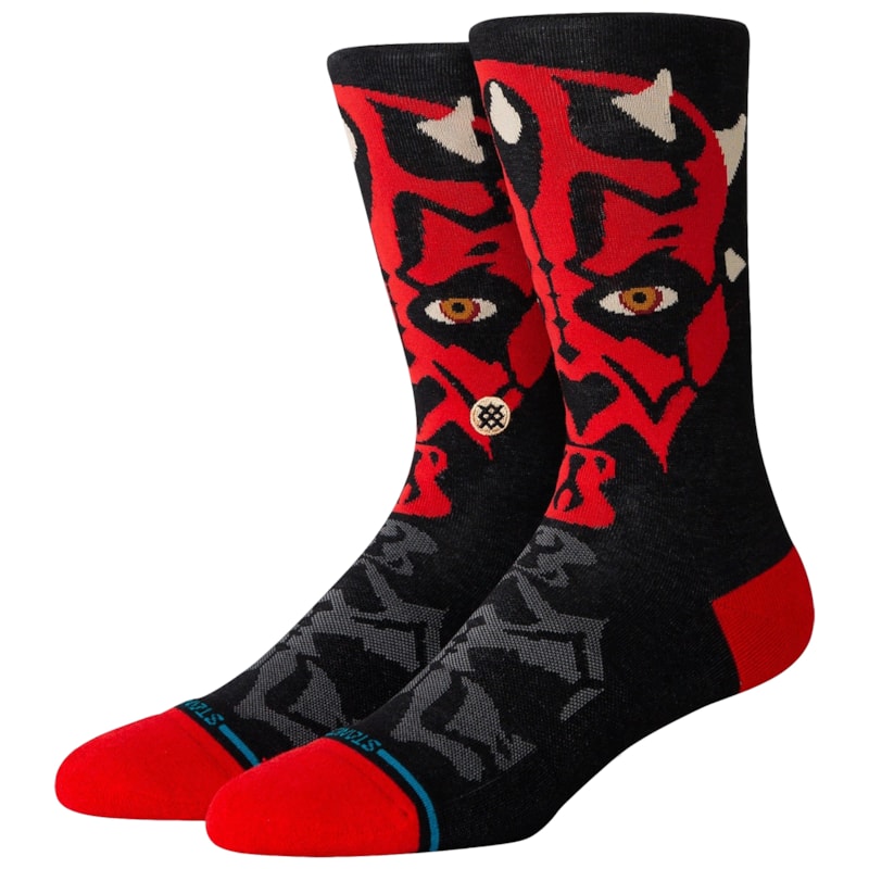 Meia Stance X Star Wars Maul Crew Black