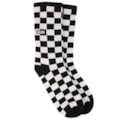 Meia Vans Checkerboard Crew II Black White Check