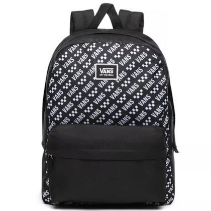 Mochila Vans Realm Backpack Black Brand Striper Mochila Vans Realm Backpack Black Brand Striper