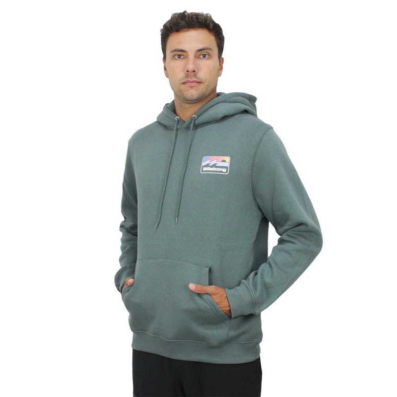 Moletom Billabong Runner Dark Green Importado