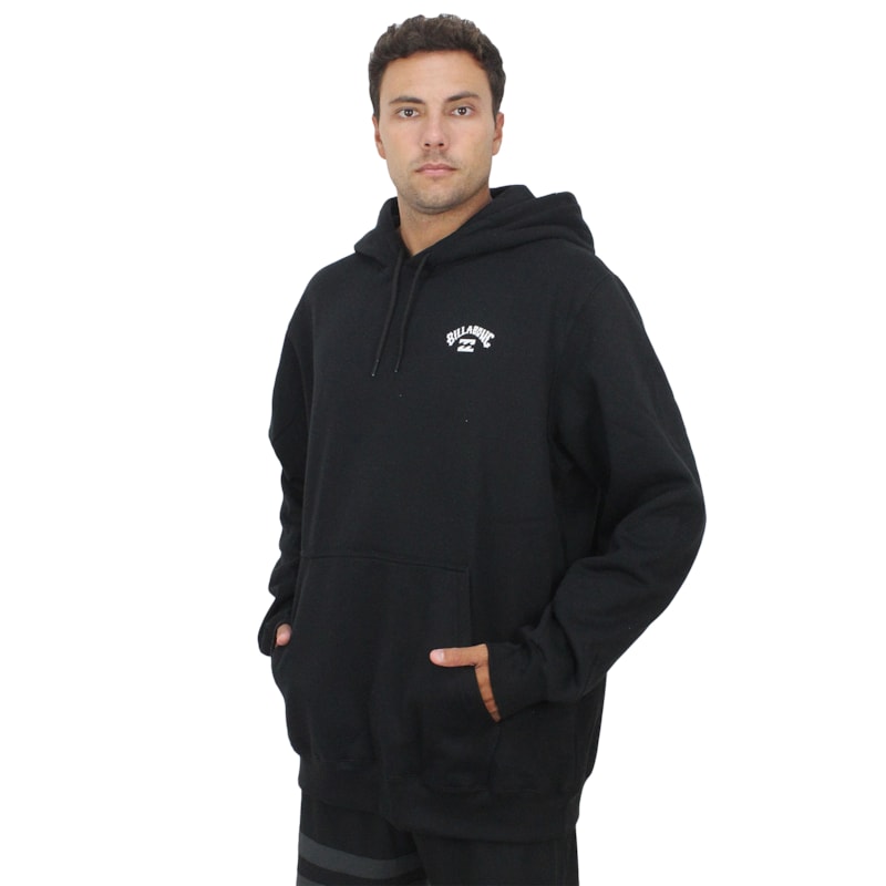 Moletom Extra Grande Billabong Small Arch Black