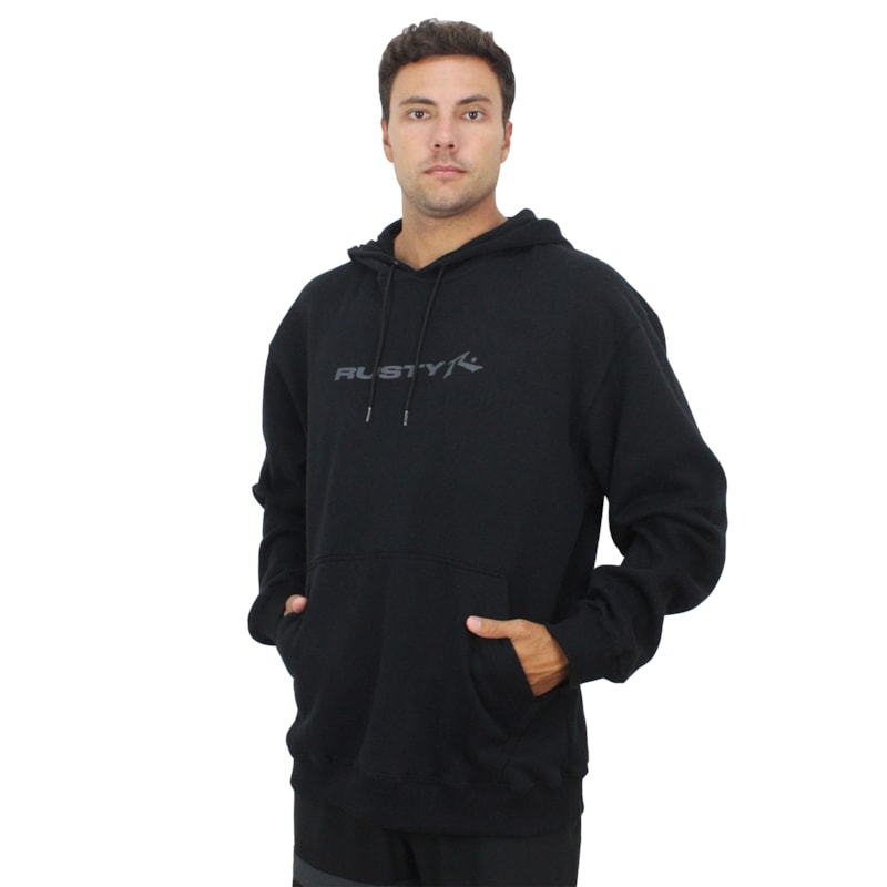 Moletom Extra Grande Rusty Stick Preto